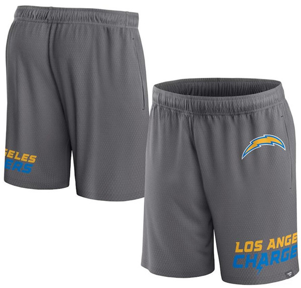 Men's Los Angeles Chargers Gray Shorts